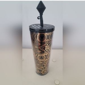 Starbucks 2023 Limited Edition Las Vegas Collection Gold and Black tumbler